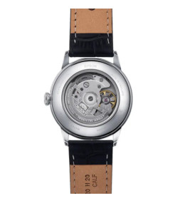 Montre Orient Bambino 38 mm - Automatique - Cadran Noir & Acier