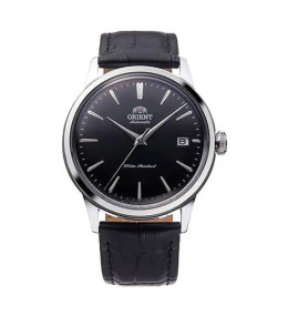 Montre Homme Orient, Automatique, Bambino 38 mm en acier et bracelet cuir RA-AC0M02B30B