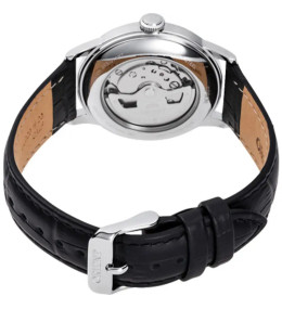 Montre Orient Bambino 38 mm - Automatique - Cadran Noir & Acier