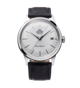 Montre Homme Orient, Automatique, Bambino 38 mm en acier et bracelet cuir RA-AC0M03S30B