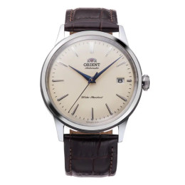 Montre Homme Orient, Automatique, Bambino 38 mm en acier et bracelet cuir RA-AC0M04Y30B