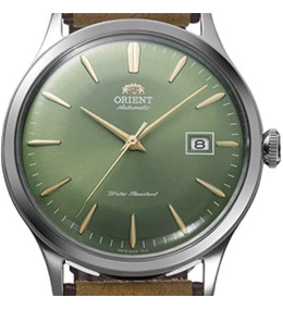 Montre Homme Orient Bambino 42 mm - Automatique - Cadran Vert & Or