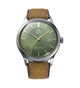 Montre Homme Orient, Automatique, Bambino 42 mm en acier et bracelet cuir RA-AC0P01E30B