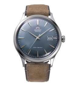 Montre Homme Orient, Automatique, Bambino 42 mm en acier et bracelet cuir RA-AC0P03L30B