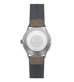 Montre Homme Orient Bambino 42 mm - Automatique - Cadran Bleu & Bracelet Beige