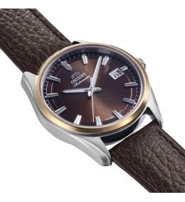 Montre Homme Orient Stretto Date - Automatique - Verre Saphir & Cadran Marron
