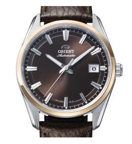 Montre Homme Orient Stretto Date - Automatique - Verre Saphir & Cadran Marron