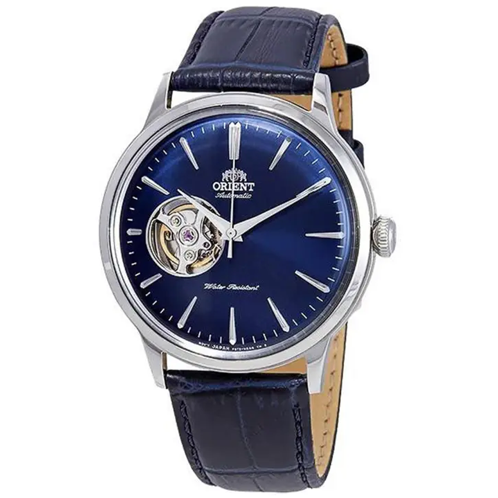 Montre Homme Orient, Automatique, Bambino 40,50 mm en acier et bracelet cuir RA-AG0005L30B
