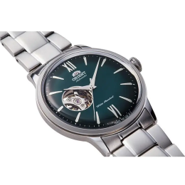Montre Orient Bambino Open Heart - Automatique - Cadran Vert & Acier