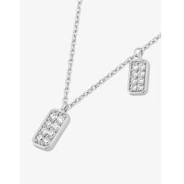 Collier les pavés Murat Paris en argent 925/1000 et oxydes de zirconium 302005.1