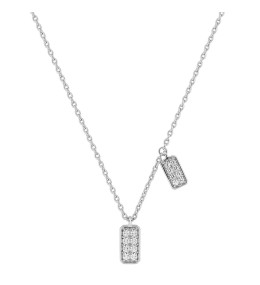 Collier les pavés Murat Paris en argent 925/1000 et oxydes de zirconium 302005.1