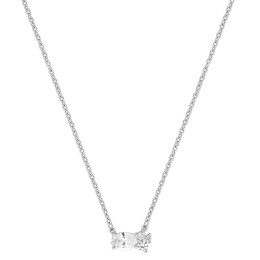 Collier royale twist Murat Paris en argent 925/1000 et oxydes de zirconium 302014.1
