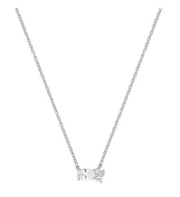 Collier royale twist Murat Paris en argent 925/1000 et oxydes de zirconium 302014.1