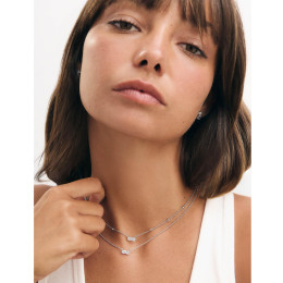 Collier Royale Twist Absolu Murat Paris - Argent 925 & Zirconium