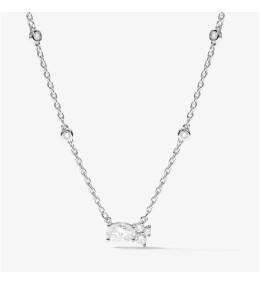 Collier royale twist Murat Paris en argent 925/1000 et oxydes de zirconium 302015.1