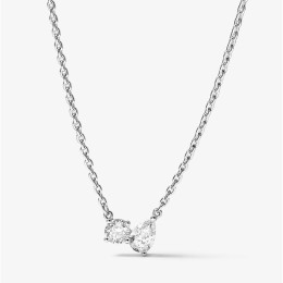 Collier toi & moi twist Murat Paris en argent 925/1000 et oxydes de zirconium 302016.1