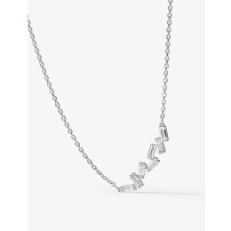Collier Miroir Twist Murat Paris - Argent 925 & Zirconium Baguette