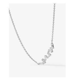Collier Miroir Twist Murat Paris - Argent 925 & Zirconium Baguette