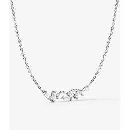 Collier miroir twist Murat Paris en argent 925/1000 et oxydes de zirconium 302060.1