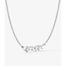 Collier miroir twist Murat Paris en argent 925/1000 et oxydes de zirconium 302060.1