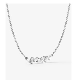 Collier miroir twist Murat Paris en argent 925/1000 et oxydes de zirconium 302060.1