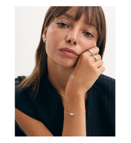 Bracelet Toi & Moi Twist Murat Paris - Argent 925 & Zirconium