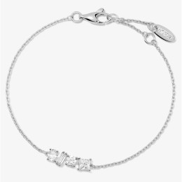 Bracelet harmonie twist Murat Paris en argent 925/1000 et oxydes de zirconium 303028.1
