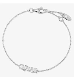 Bracelet harmonie twist Murat Paris en argent 925/1000 et oxydes de zirconium 303028.1
