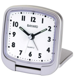 Réveil Bayard de voyage gris GS88.19