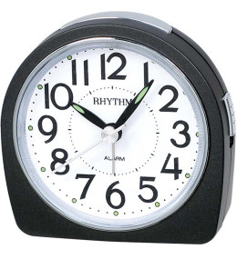 Réveil RHYTHM silencieux lumineux noir RE864.02
