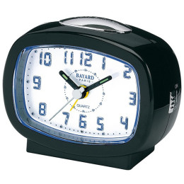 Réveil Bayard silencieux et lumineux, noir ST540.1