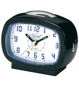 Réveil Bayard silencieux et lumineux, noir ST540.1