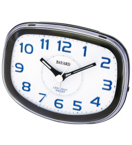 Réveil Bayard silencieux et lumineux, noir ST865.1