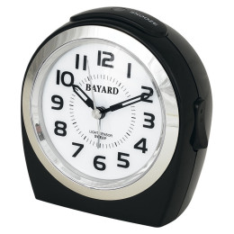 Réveil Bayard silencieux et lumineux, noir ST910.1