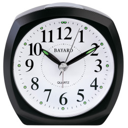 Réveil Bayard silencieux, noir TF42.1