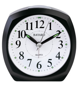Réveil Bayard silencieux, noir TF42.1