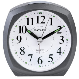 Réveil Bayard silencieux, gris anthracite TF42.9