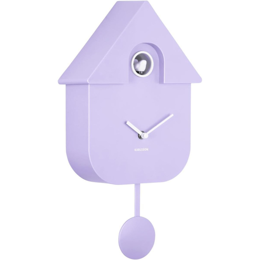 Pendule murale cocuou Karlsson violet doux KA5768SP