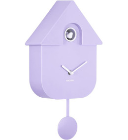 Pendule murale cocuou Karlsson violet doux KA5768SP