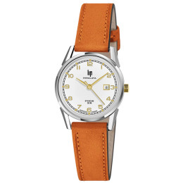 Montre Femme Lip Himalaya 29 mm, quartz, acier et cuir 671614