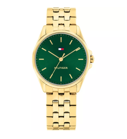 Montre femme Tommy Hilfiger Jade, 3 aiguilles en acier PVD jaune 1782799