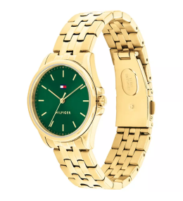 Montre Femme Tommy Hilfiger Jade Or et Vert Sapin 1782799