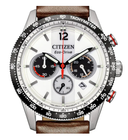 Montre Homme Citizen CA4714-04A Vintage Racing Solaire Marron