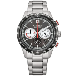 Montre Homme Citizen, chronographe Vintage racing eco-drive en acier CA4714-55E