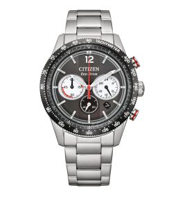 Montre Homme Citizen, chronographe Vintage racing eco-drive en acier CA4714-55E