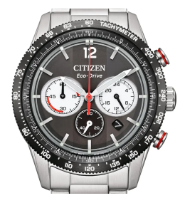 Montre Homme Citizen CA4714-55E Vintage Racing Solaire Acier
