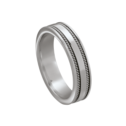 Bague Jourdan bijoux KABEL, acier et cable JH250049R