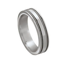 Bague Jourdan bijoux KABEL, acier et cable JH250049R