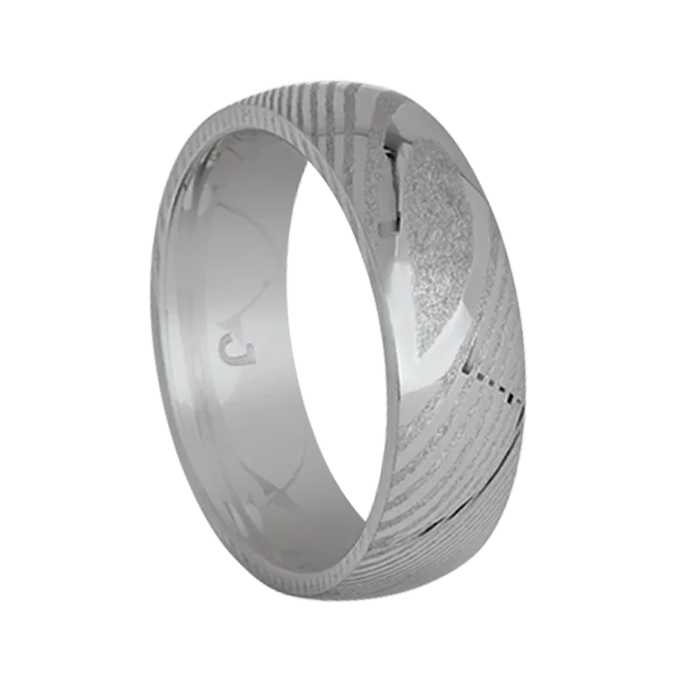 Bague Jourdan bijoux Damassée CÉSAR, acier JH340018R