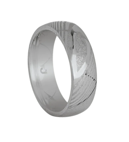 Bague Jourdan bijoux Damassée CÉSAR, acier JH340018R